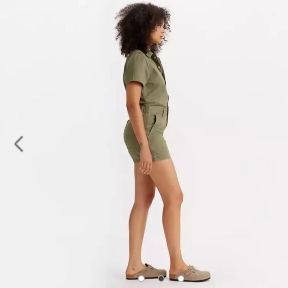 LEVI'S Women's Heritage Cotton Denim Romper NWT - Picture 3 of 14